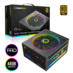 POWER SUPPLY1050W GAMEMAX RGB1050 PRO GOLD | RGB1050