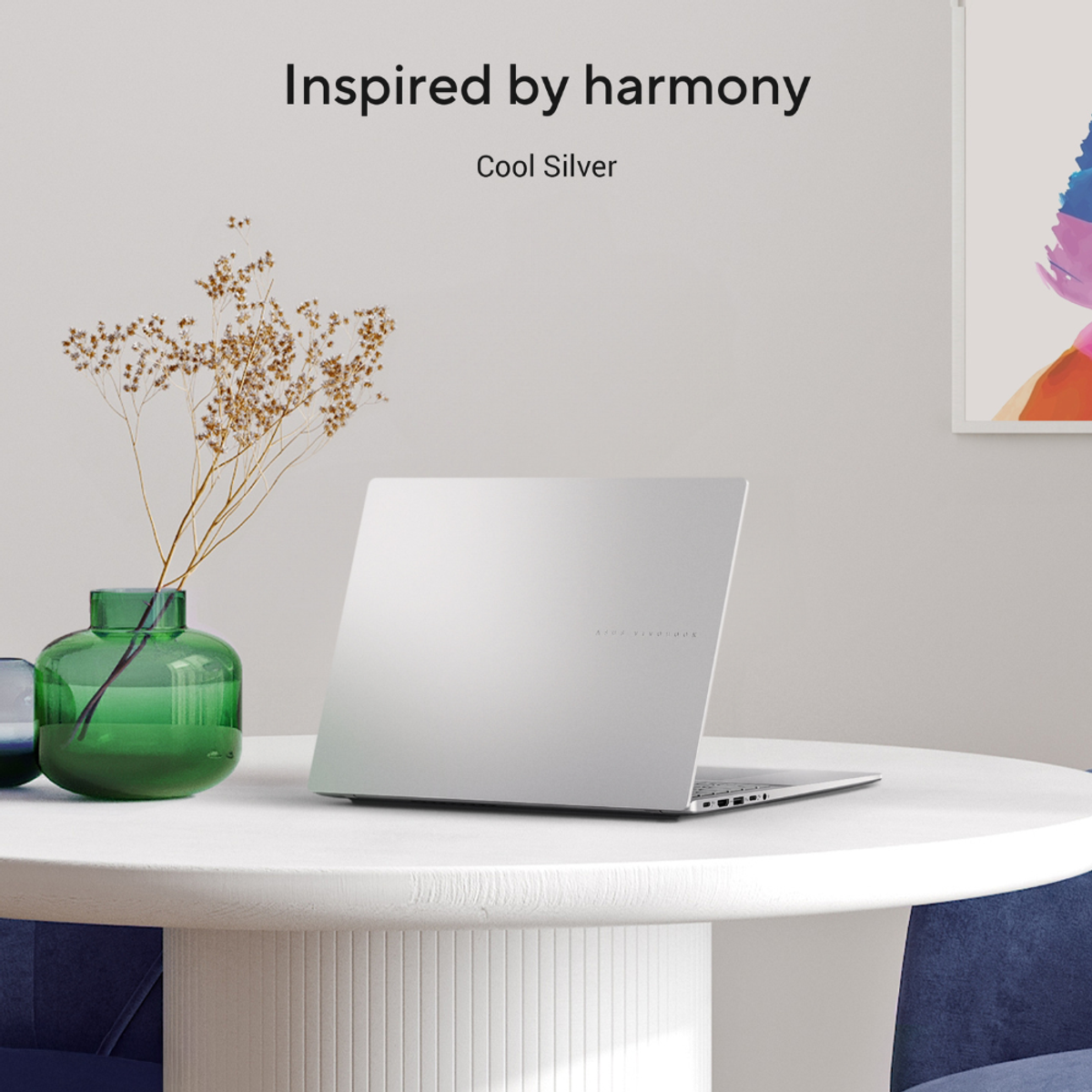 ASUS Vivobook S14 Intel Core i5-13420H Processor, 16GB RAM, 512GB SSD, 14" WUXGA Display, Windows 11 Home, English & Arabic Keyboard, Cool Silver, 1 Year Warranty | S3407VA-LY031W