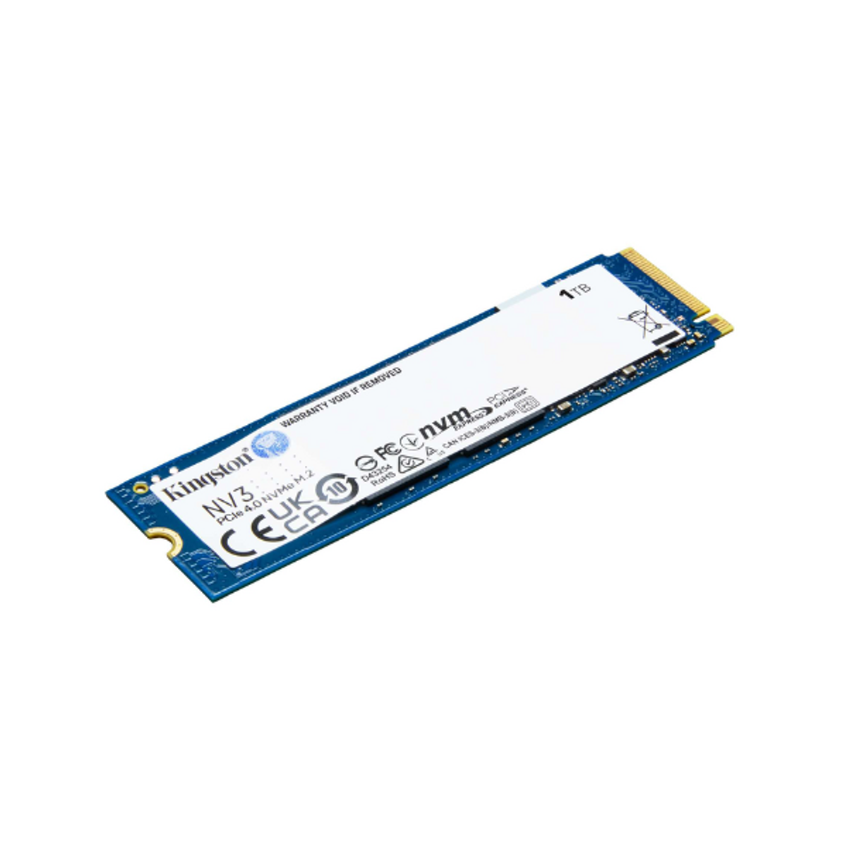 Kingston NV3 1TB PCIe 4.0 M.2 NVMe SSD, 1 Year Warranty | SNV3S1000G