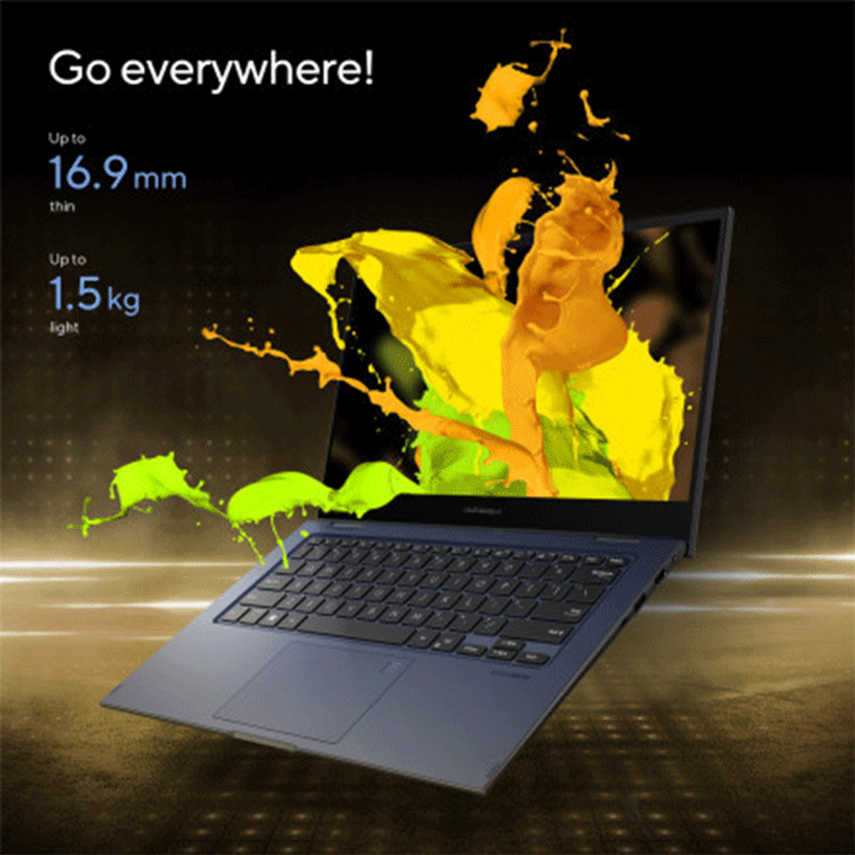 ASUS Vivobook Go 14 Intel Celeron N4500 Processor, 4GB RAM, 128GB SSD, 14" Touch Display, Windows 11 Home, Office 365, 1 Year Warranty | TP1400KA-EC075WS
