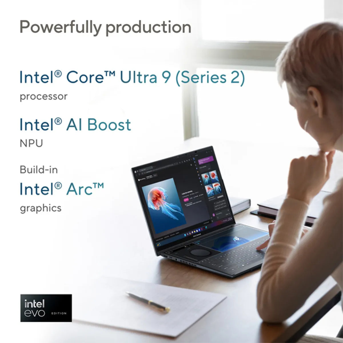 ASUS Zenbook Duo Intel Core Ultra 7 Processor, 32GB LPDDR5X RAM, 1TB SSD, 14" OLED Display, Intel Arc Graphics, Windows 11 Home, Basalt Gray, 2 Year Warranty | UX8406CA-OLED7