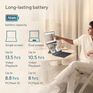 ASUS Zenbook Duo Intel Core Ultra 9 Processor, 32GB RAM, 2TB PCIE G4 SSD, 14