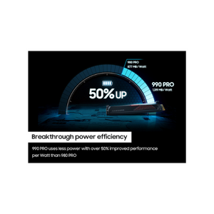 Samsung 990 Pro 2TB w/ Heatsink PCIe 4.0 NVMe SSD, 1 Year Warranty | V9P2T0CW