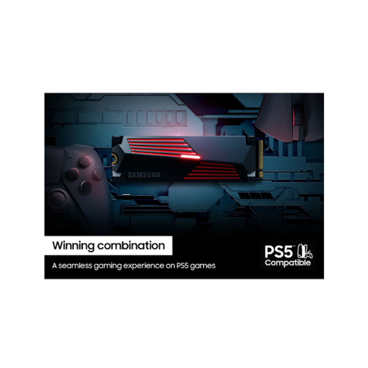 Samsung 990 Pro 2TB w/ Heatsink PCIe 4.0 NVMe SSD, 1 Year Warranty | V9P2T0CW