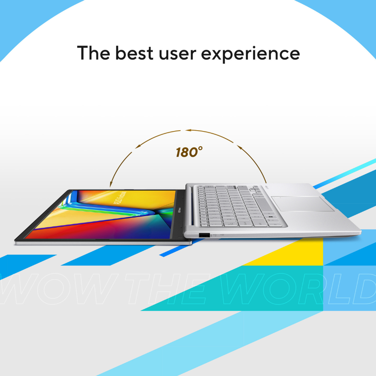 ASUS Vivobook 14 Intel Core i7 1355U Processor, 16GB RAM, 1TB SSD, 14" FHD Display, Windows 11 Home, English & Arabic Keyboard, Quiet Blue, 1 Year Warranty | X1404VA-EB711W