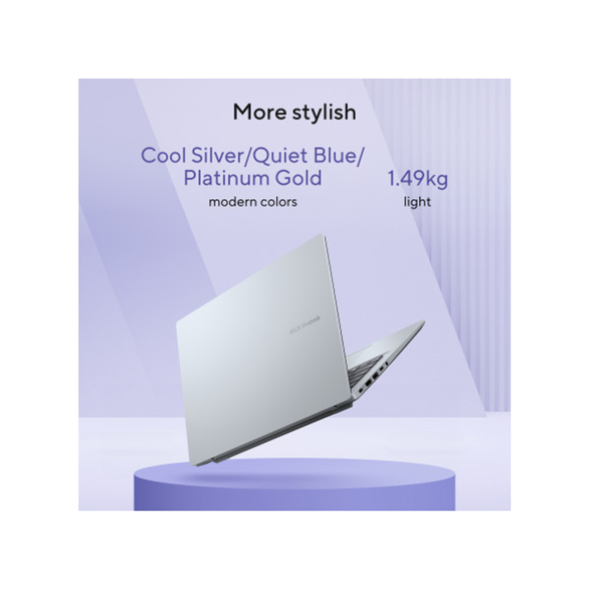 ASUS Vivobook 14 Snapdragon X  X1 26 100 Processor, 16GB RAM, 1TB SSD, 14" WUXGA Display, Windows 11 Home, English & Arabic Keyboard, Platinum Gold, 1 Year Warranty | X1407QA-LY046W