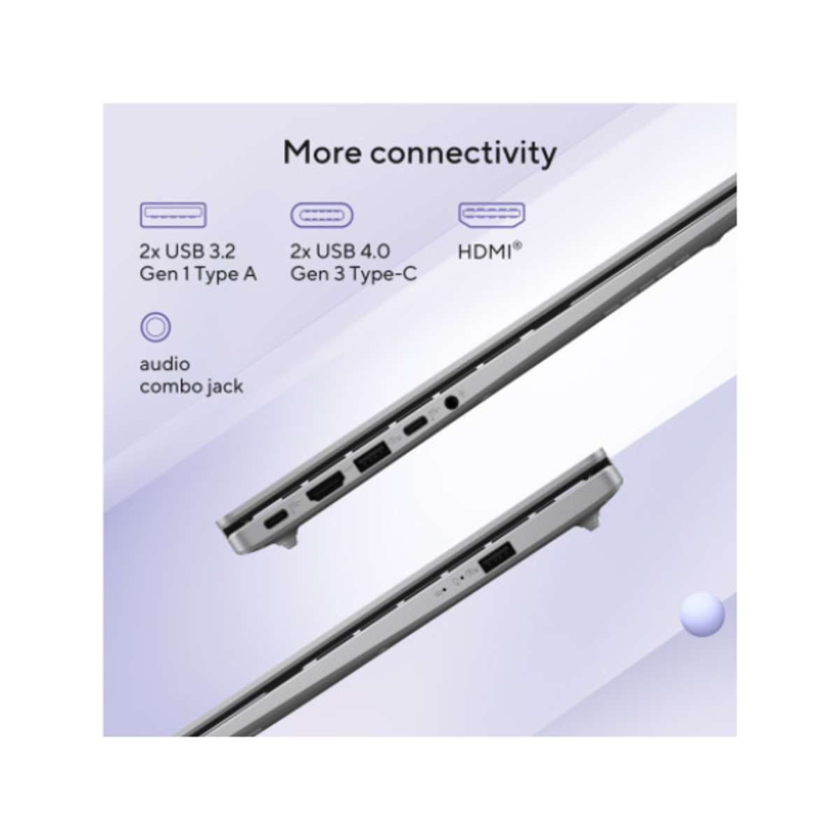 ASUS Vivobook 14 Snapdragon X  X1 26 100 Processor, 16GB RAM, 1TB SSD, 14" WUXGA Display, Windows 11 Home, English & Arabic Keyboard, Platinum Gold, 1 Year Warranty | X1407QA-LY046W