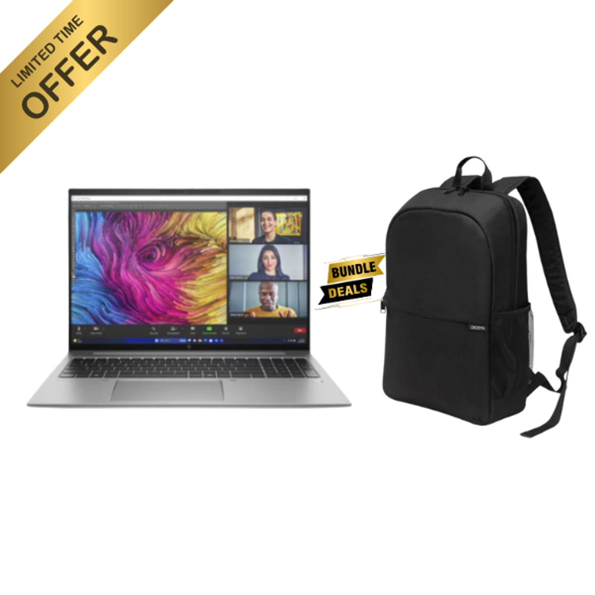 HP ZBook Firefly 14 G11 Intel Core Ultra 7 155H Processor, 16GB RAM, 1TB SSD, 4GB NVIDIA RTX A500, 14" WUXGA Display, Windows 11 Pro, English & Arabic Keyboard, 3 Year Warranty | 8K0G4AV + Free Backpack