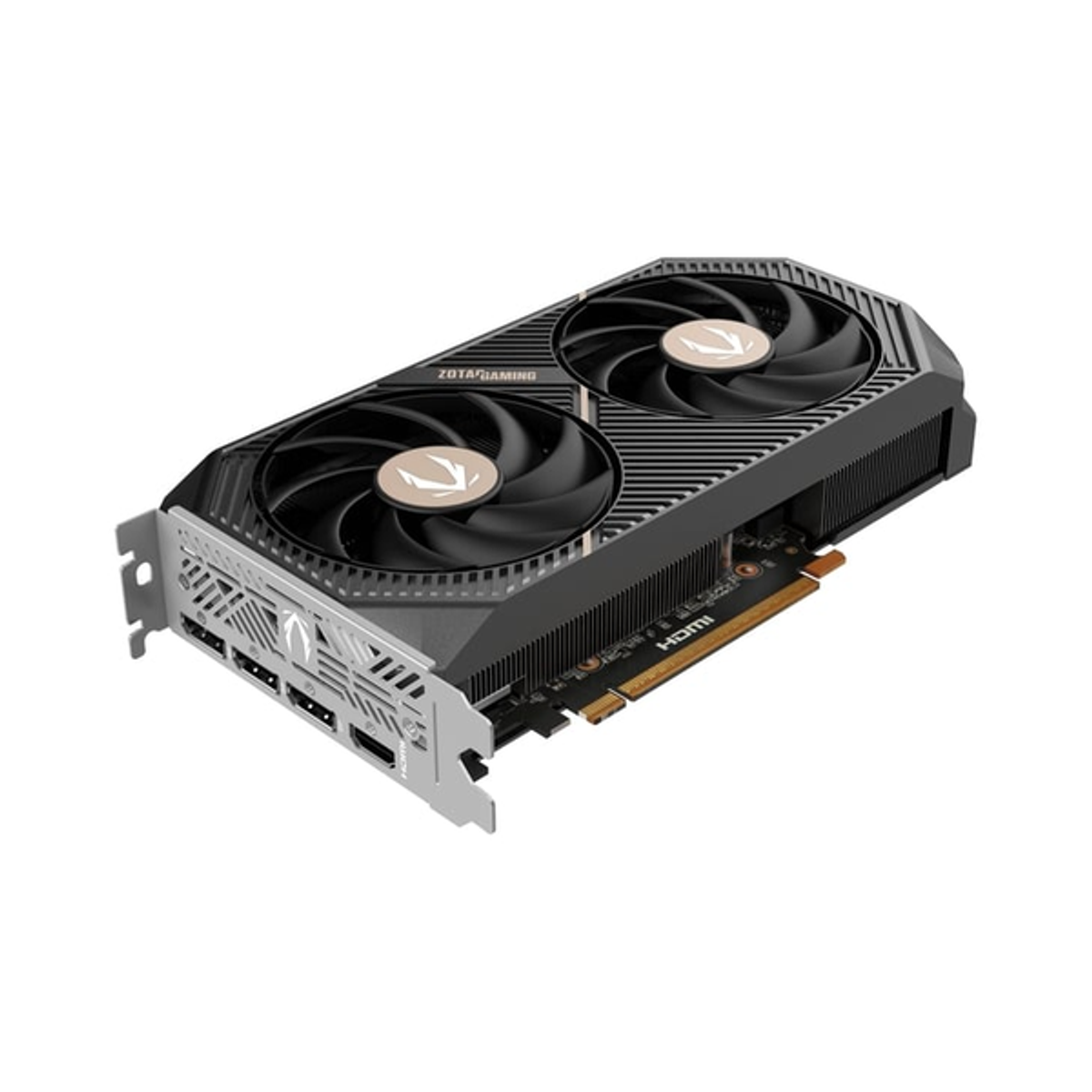 Zotac Gaming GeForce RTX 5060 AMP Edition Graphics Card, GDDR7 8GB 128-bit Memory, HDMI 2.1b & DP 2.1b Outputs, PCI Express 5.0, 2550 MHz Boost Clock, 28 Gbpsâ Memory Clock, 1 Year Warranty | ZT-B50600F-10M