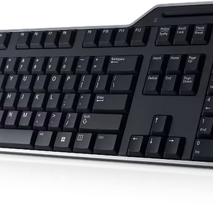 KEYBOARD DELL WITH SMARTCARD-KB-813, Black
